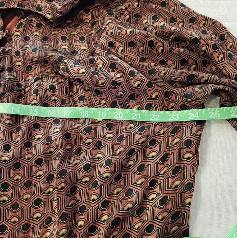 Ladies Haver London Geometric Patterned Top 2 XL​​​ - Picture 7 of 8